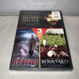 Dvd Sealed New Six Degrees of Helter Skelter / Stranger Beside Me / Boneyard